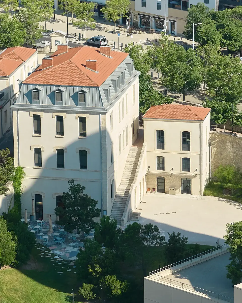 Aerial view of Hôtel du Parc