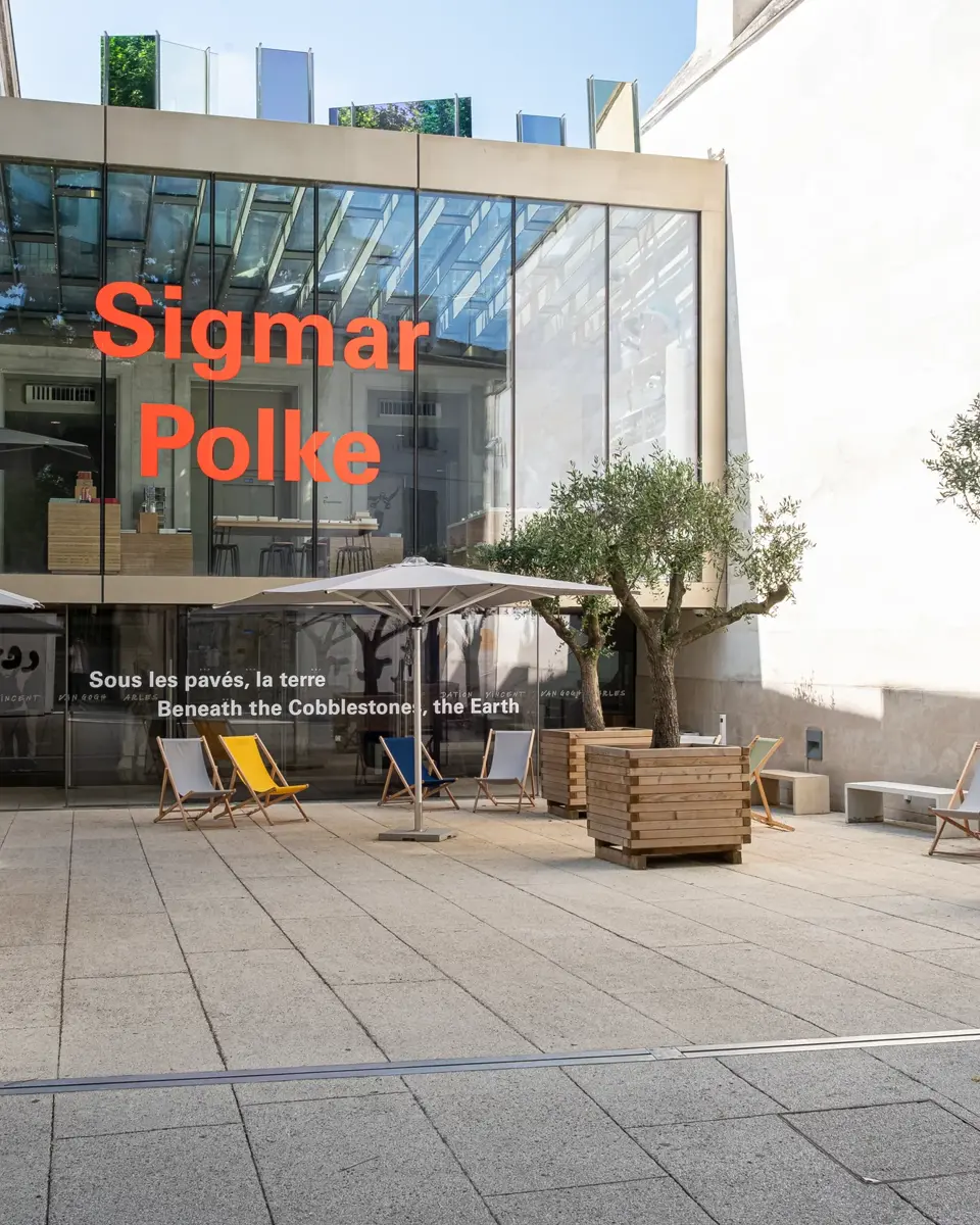 Façade of Fondation Vincent van Gogh Arles